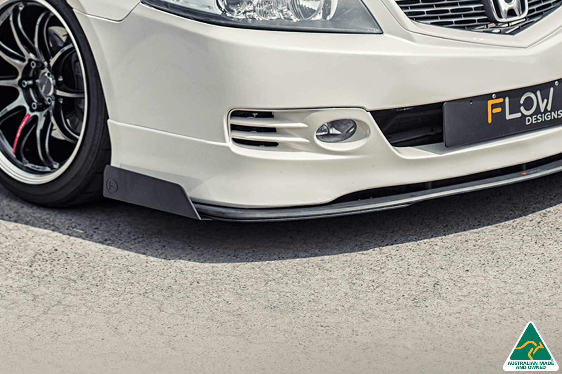 Flow Designs Honda Accord Euro CL7/CL9 Front Splitter V3 - iilumolab