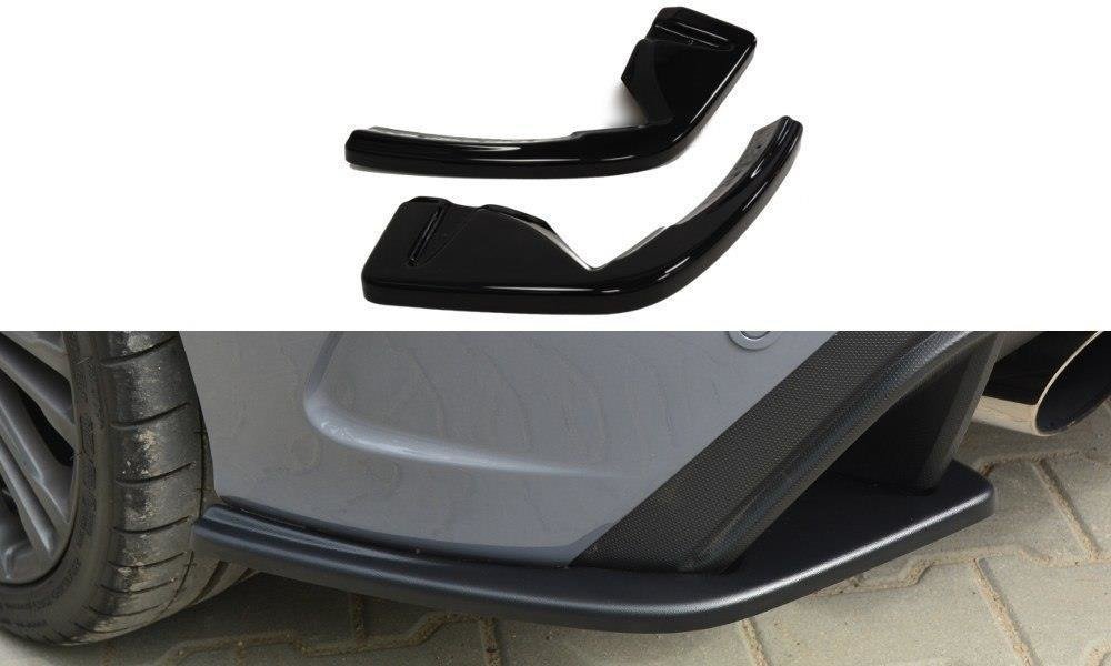 Maxton Design Ford Focus 3 RS Front Splitter Lip V.4 + Side Skirts + Rear Sides & Central Splitters