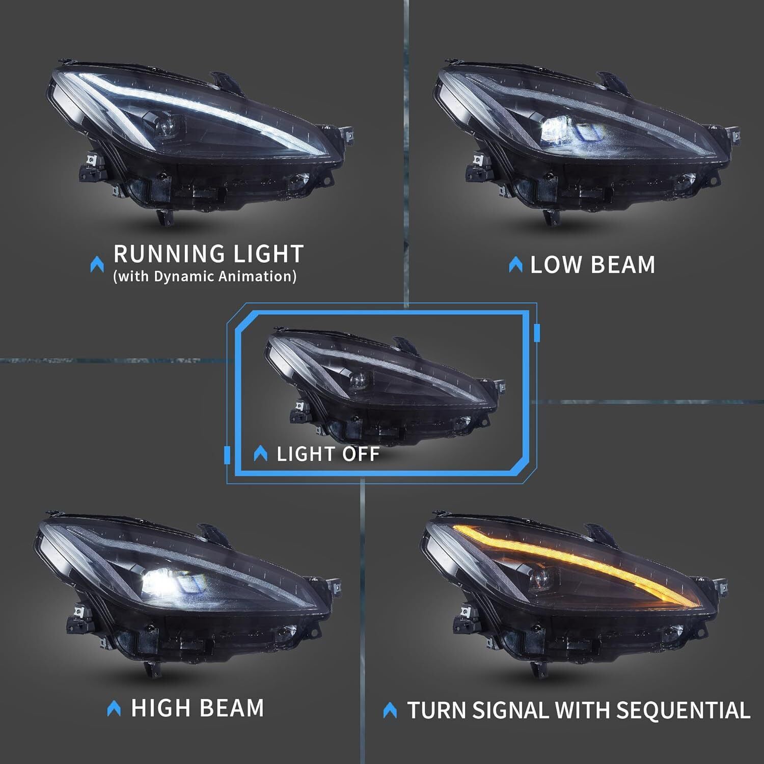 2021-2024 TOYOTA GR86 / SUBARU BRZ SEQUENTIAL LED HEADLIGHTS