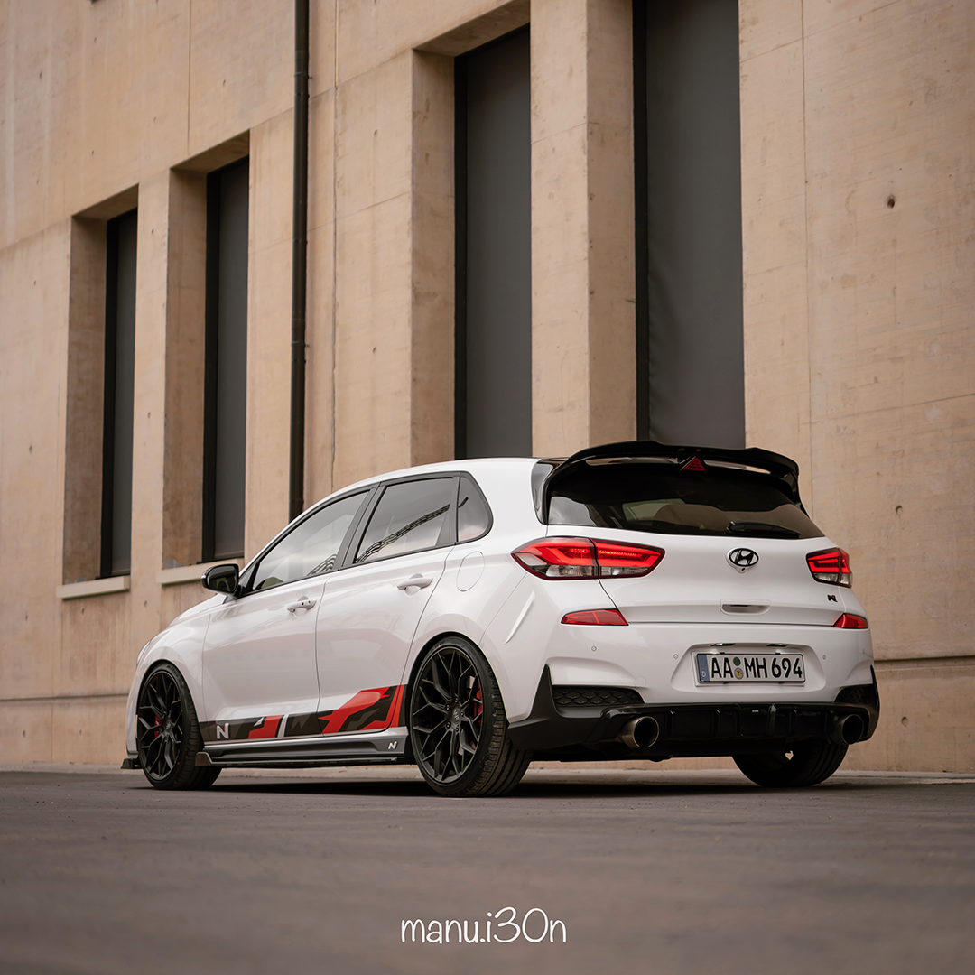 Zaero Designs EVO-1 Rear Spoiler Extension for Hyundai i30N Hatchback 2018+ - iilumolab