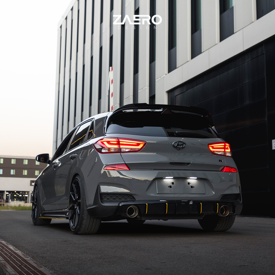Zaero Designs EVO-1 Rear Diffuser for Hyundai i30N Hatch 2018-2020 - iilumolab
