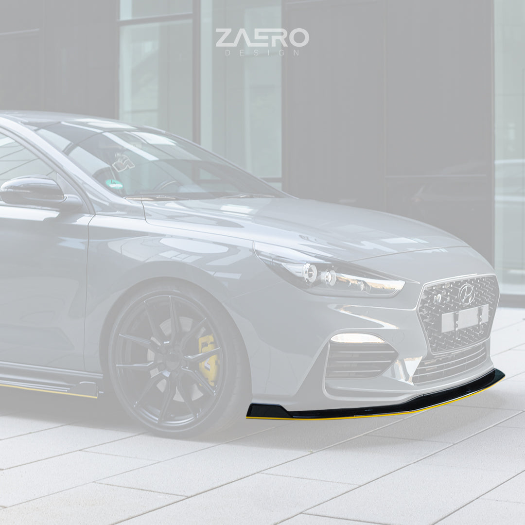 Zaero Designs EVO-1 Front Lip/Splitter for Hyundai i30N Hatch/Fastback 2018-2020 - iilumolab