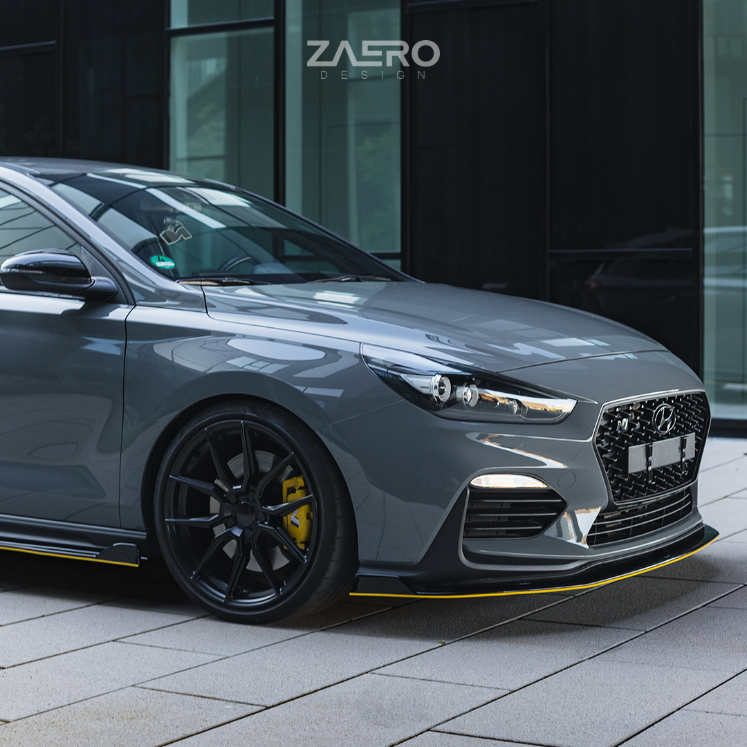 Zaero Designs EVO-1 Front Lip/Splitter for Hyundai i30N Hatch/Fastback 2018-2020 - iilumolab