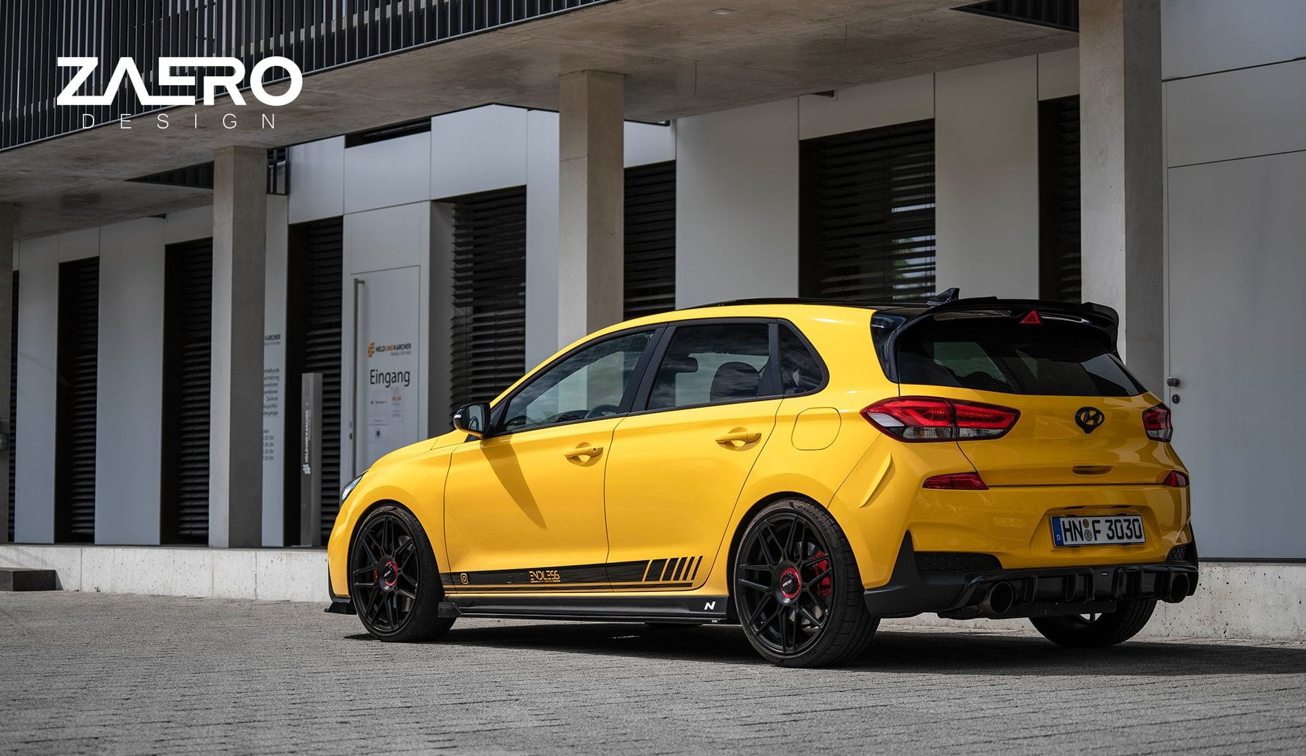 Zaero Designs EVO-1 Rear Diffuser for Hyundai i30N Hatch 2018-2020 - iilumolab