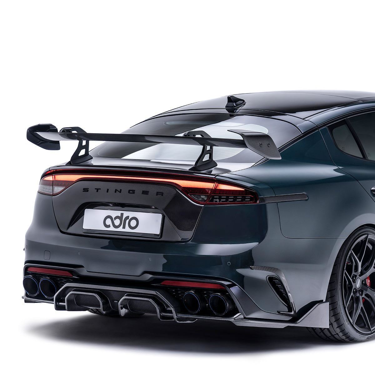 Kia Stinger Rear Carbon Fiber Diffuser V4 2021-2023