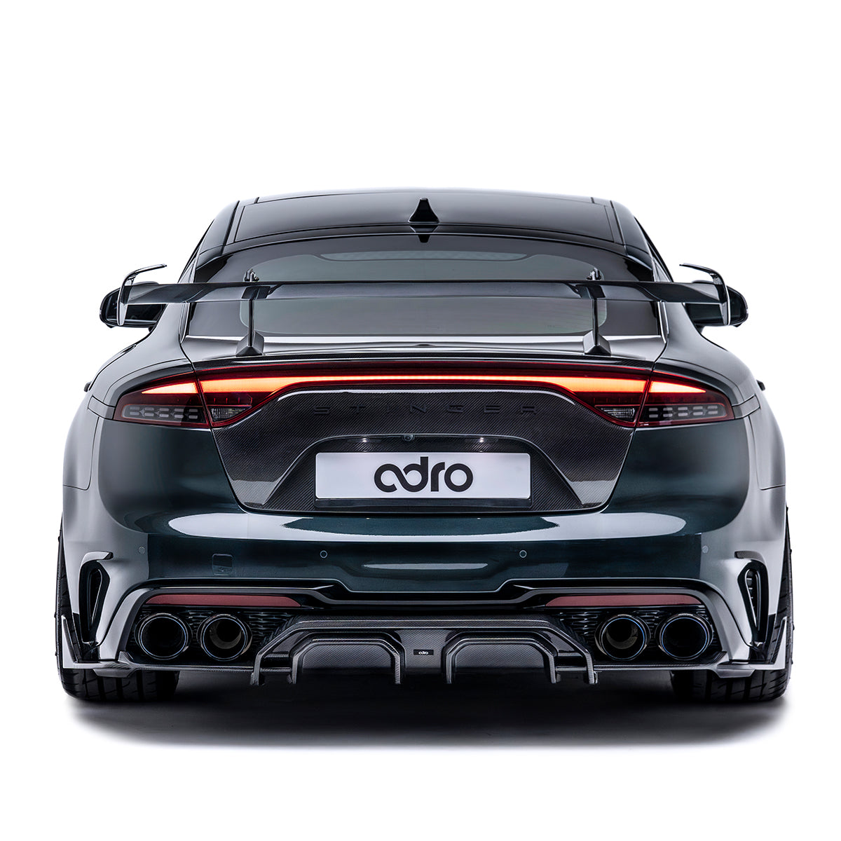 Kia Stinger Rear Carbon Fiber Diffuser V4 2021-2023