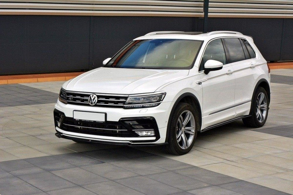 Maxton Design VW Tiguan Mk2 R-Line Front Splitter Lip