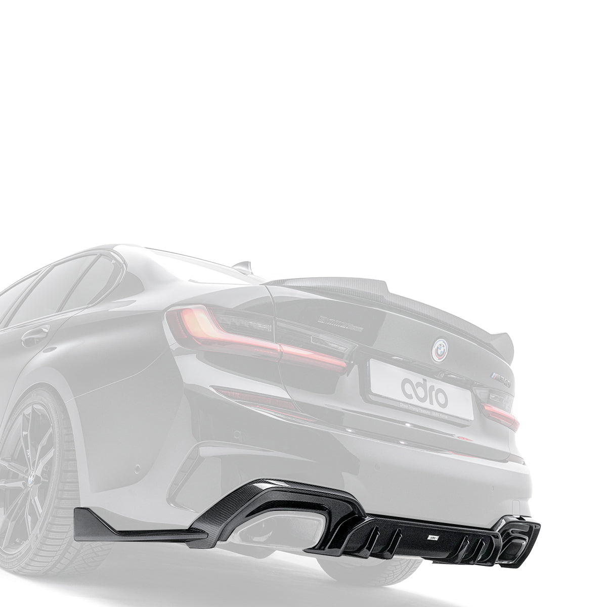 ADRO BMW G20 M340i (Pre-LCI) Carbon Fiber Rear Diffuser 2019-2021