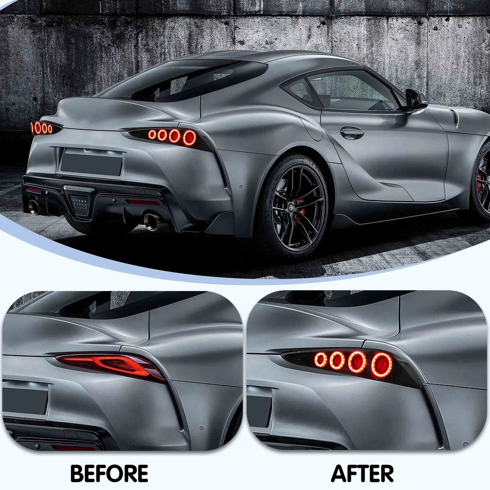 HERITAGE TAIL LIGHTS FOR TOYOTA GR SUPRA A90 A91 - iilumo