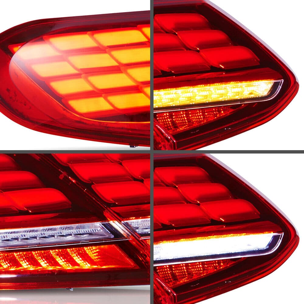 2015-2023 MERCEDES BENZ C-CLASS C205 SEQUENTIAL LED TAIL LIGHTS - iilumo