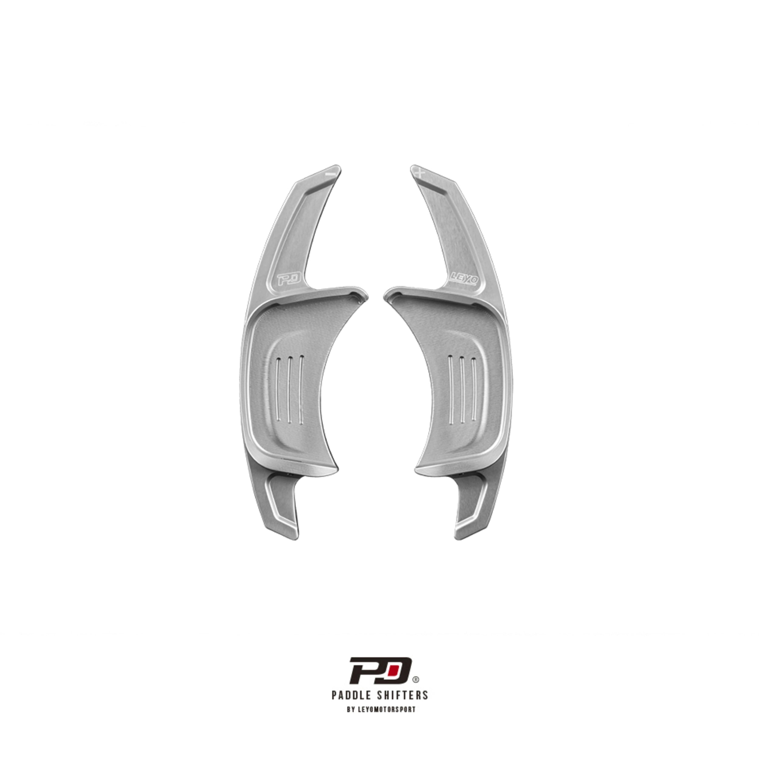 LEYO MK7 Golf GTI / R Billet Pad Shift Ext - Silver (Gen.2) - iilumolab