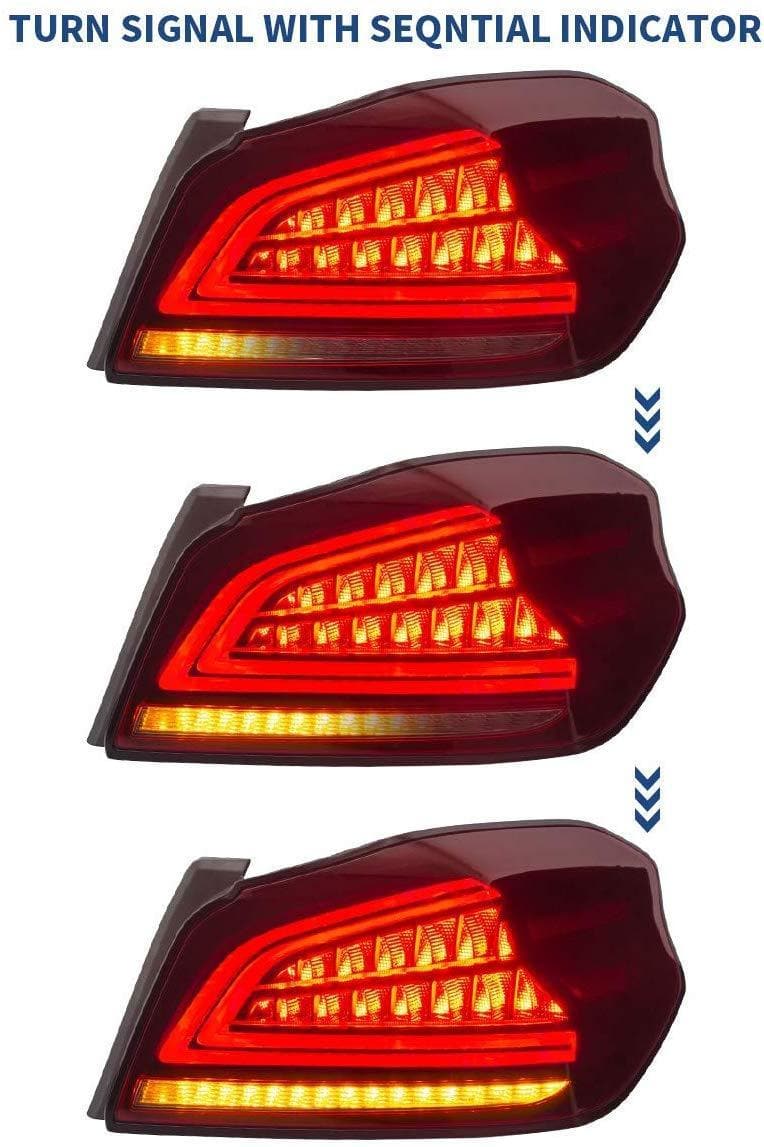 2014-2021 SUBARU WRX STI SEQUENTIAL LED TAIL LIGHTS - iilumolab