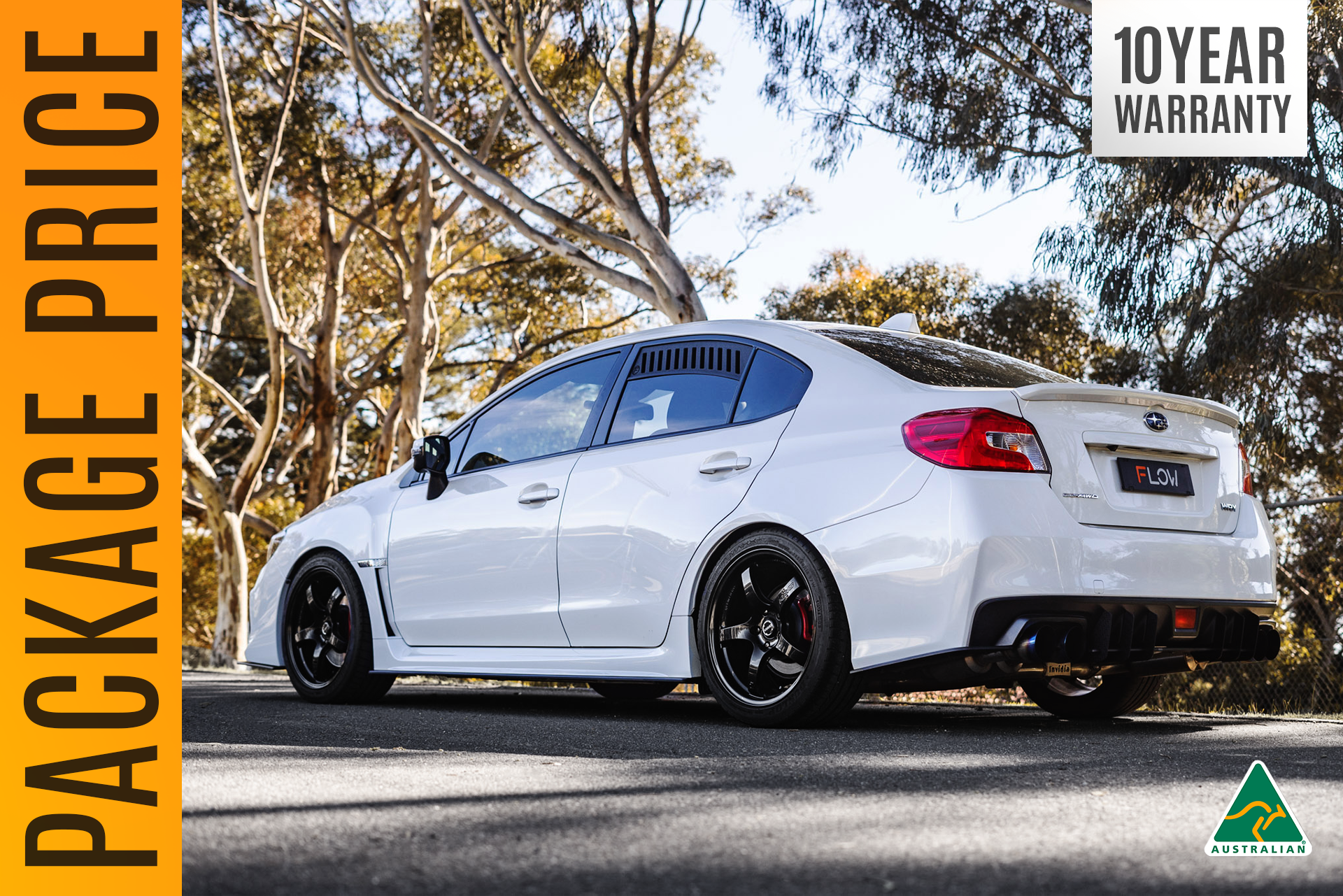 Flow Designs VA WRX/STI Full Lip Splitter Set - iilumolab