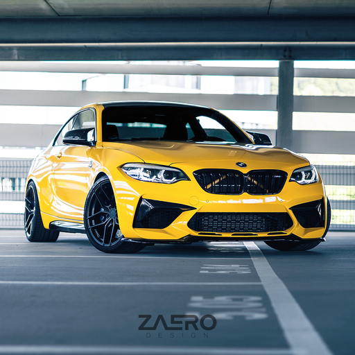 Zaero Designs EVO-S Front Lip/Splitter for BMW M2 F87 (LCI) 2018+ - iilumolab