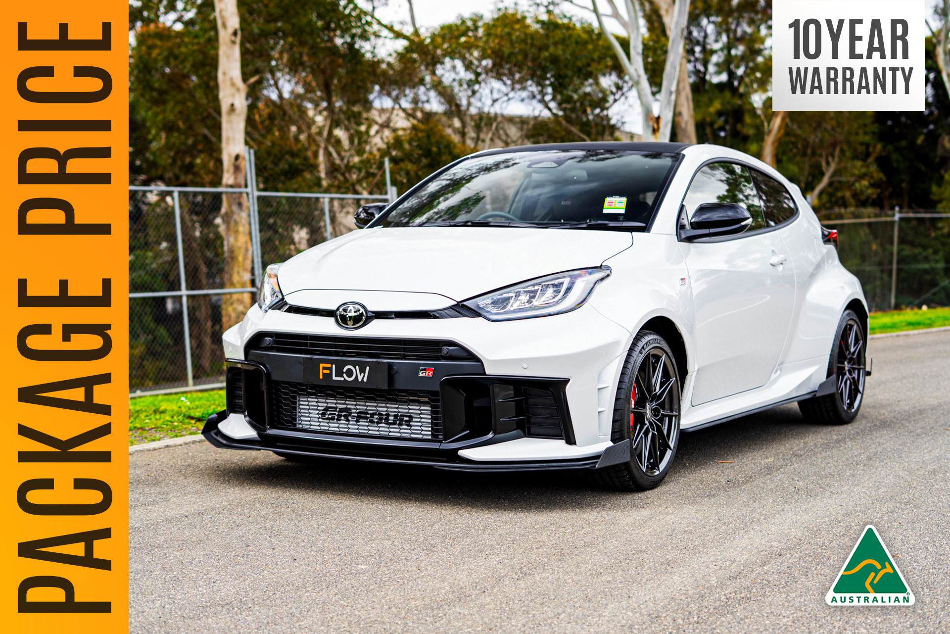 Flow Designs Toyota Yaris GR Gen2 2025 Full Lip Splitter Kit - iilumolab