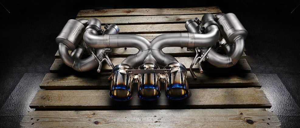 Fi Exhaust Valvetronic Exhaust System For Ferrari 458 Italia / Spider F1 Version Titanium Signature Series 09-15 - iilumolab