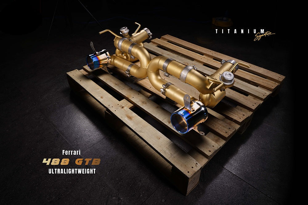 Fi Exhaust Valvetronic Exhaust System For Ferrari 488 GTB / Spider Titanium Signature Series 15-20
