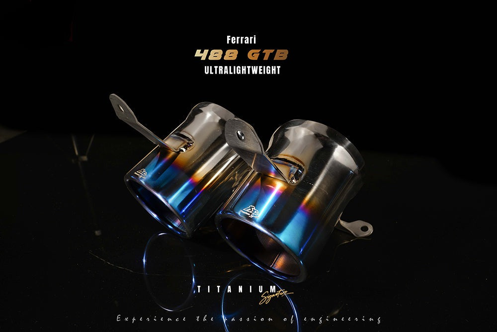 Fi Exhaust Valvetronic Exhaust System For Ferrari 488 GTB / Spider Titanium Signature Series 15-20