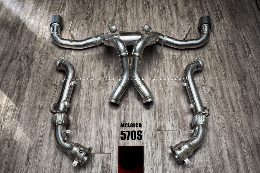 Fi Exhaust Valvetronic Exhaust System For Mclaren 540C / 570S / 570GT 3.8TT V8 15+ - iilumolab