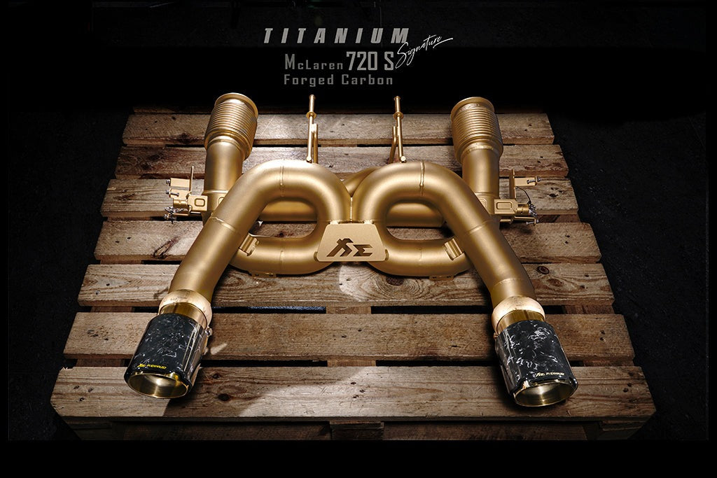Fi Exhaust Valvetronic Exhaust System For Mclaren 720S OEM Compatible Version Titanium Signature Series 4.0TT V8 17+ - iilumolab