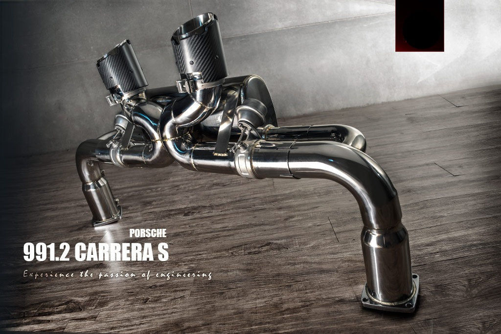 Fi Exhaust Valvetronic Exhaust System For Porsche 911 Carrera S / 4 / 4S Sport Bumper Version 991.2 16-19 - iilumolab