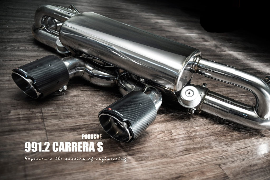 Fi Exhaust Valvetronic Exhaust System For Porsche 911 Carrera S / 4 / 4S Sport Bumper Version 991.2 16-19 - iilumolab