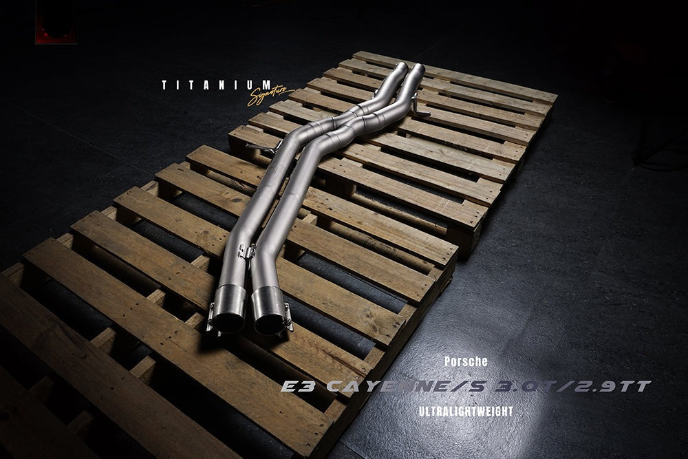 Fi Exhaust Valvetronic Exhaust System For Porsche Cayenne 9Y0 2.9TT Titanium Signature Series Wagon / Coupe 18+ - iilumolab