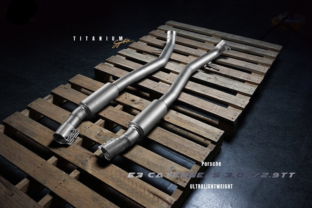 Fi Exhaust Valvetronic Exhaust System For Porsche Cayenne 9Y0 2.9TT Titanium Signature Series Wagon / Coupe 18+ - iilumolab
