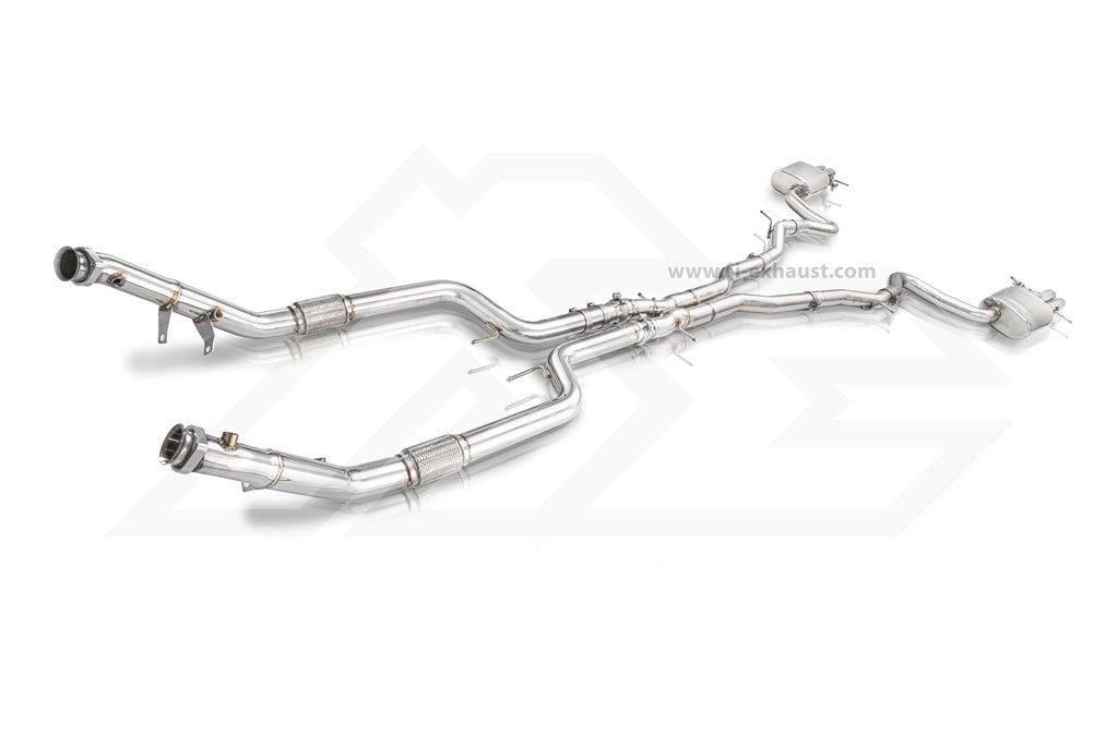 Fi Exhaust Valvetronic Exhaust System For Mercedes Benz AMG S63 W222 5.5TT M157 13-17 - iilumolab