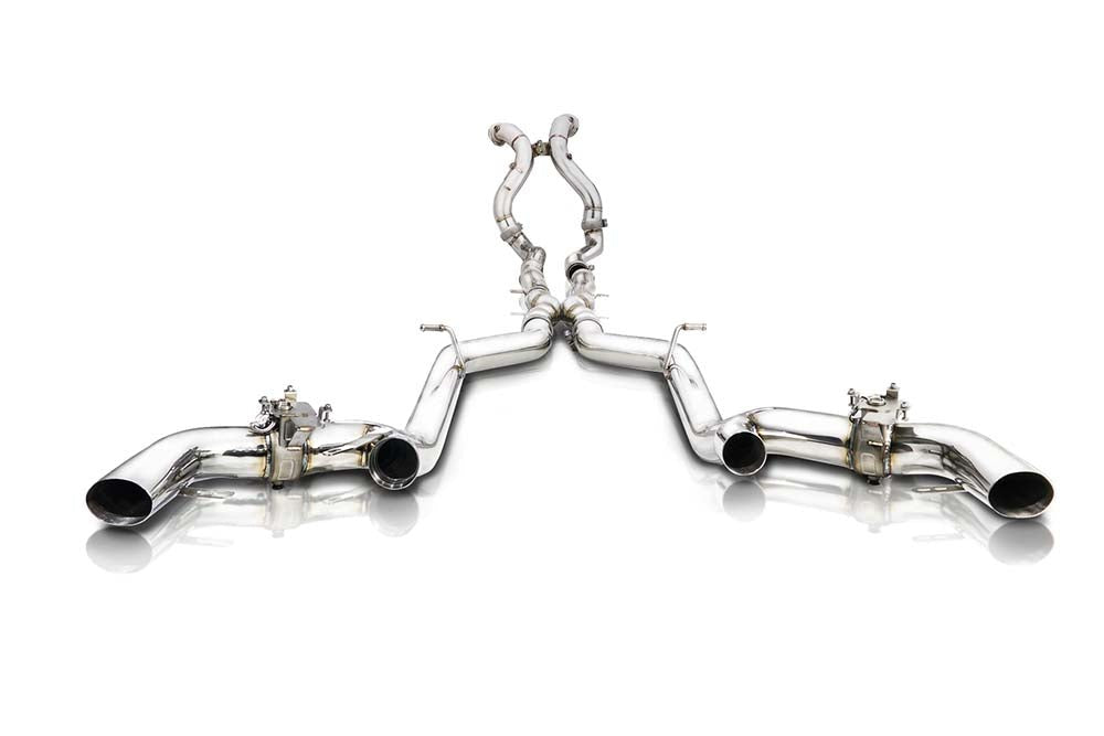Fi Exhaust Valvetronic Exhaust System For Mercedes Benz AMG GTR C190 R190 4.0TT M178 Coupe 16+ - iilumolab