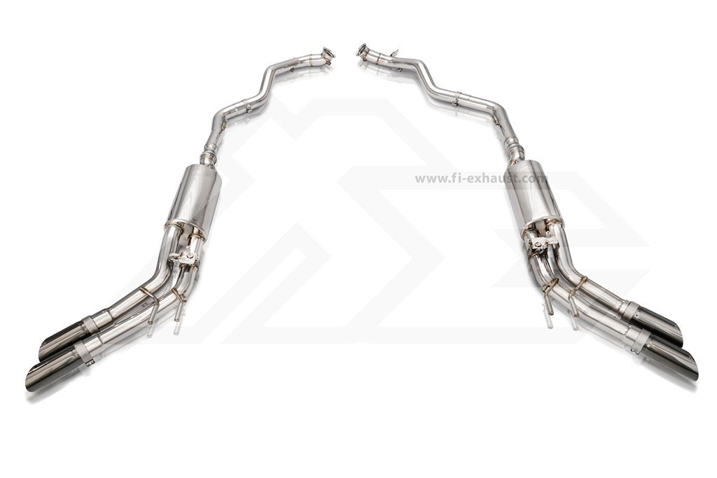 Fi Exhaust Valvetronic Exhaust System For Mercedes Benz AMG G63 Quad Tips W463A 4.0TT M177 18+ - iilumolab