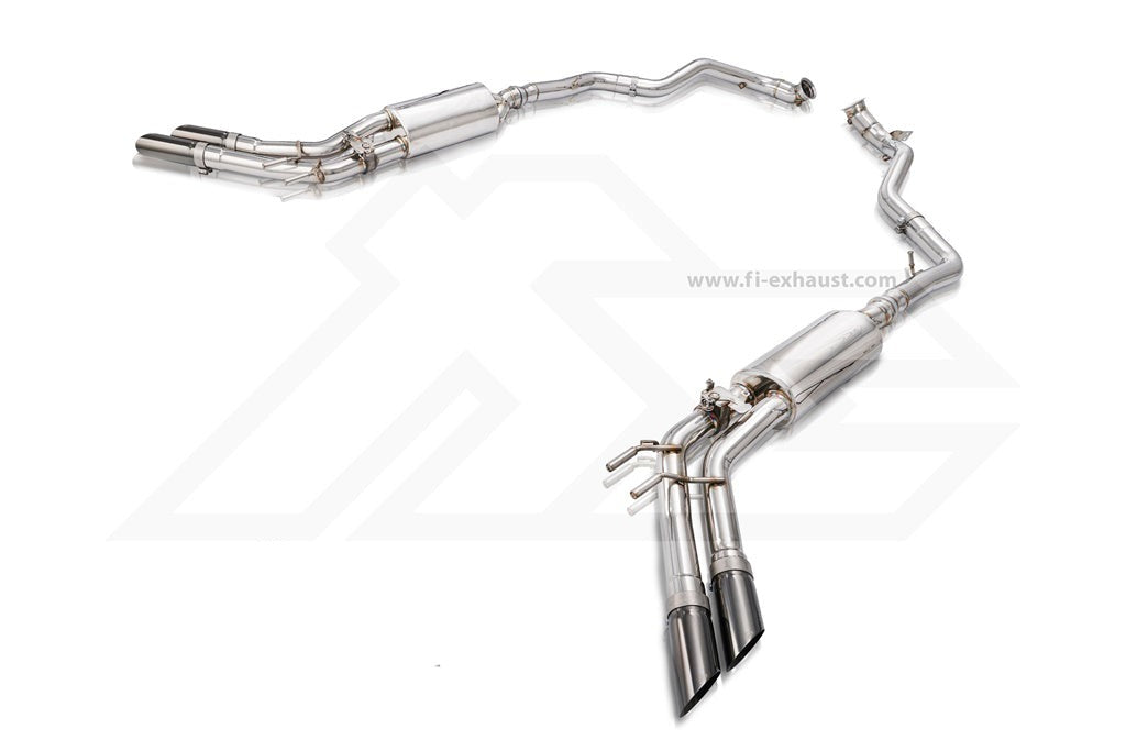 Fi Exhaust Valvetronic Exhaust System For Mercedes Benz AMG G63 Quad Tips W463A 4.0TT M177 18+ - iilumolab