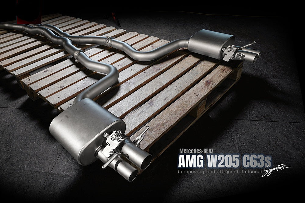 Fi Exhaust Valvetronic Exhaust System For Mercedes Benz AMG C63 S W205 Titanium Signature Series 4.0TT M177 14-21 - iilumolab