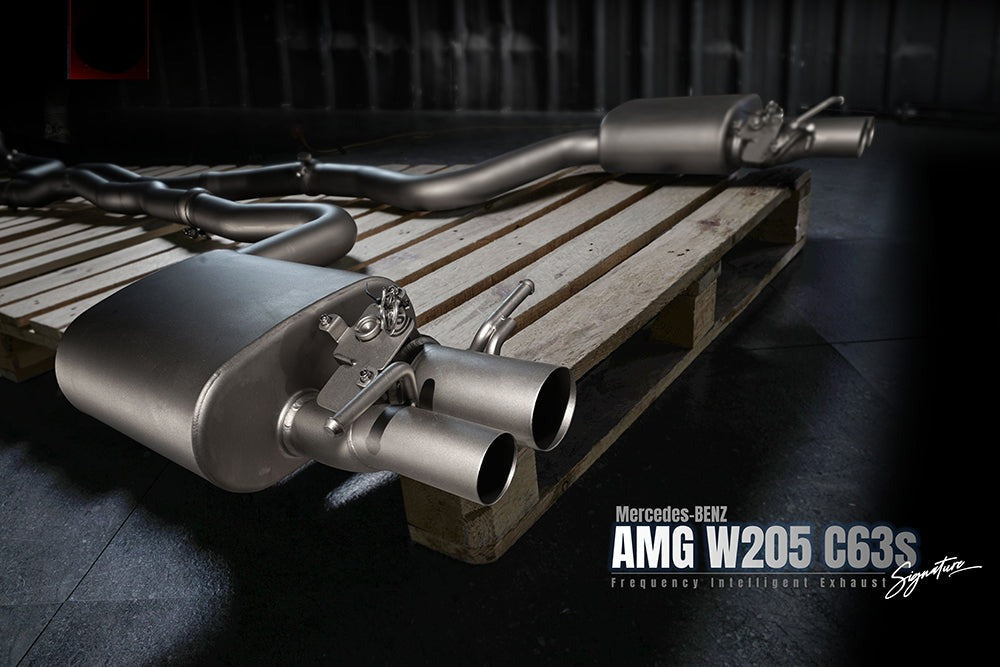 Fi Exhaust Valvetronic Exhaust System For Mercedes Benz AMG C63 S W205 Titanium Signature Series 4.0TT M177 14-21 - iilumolab