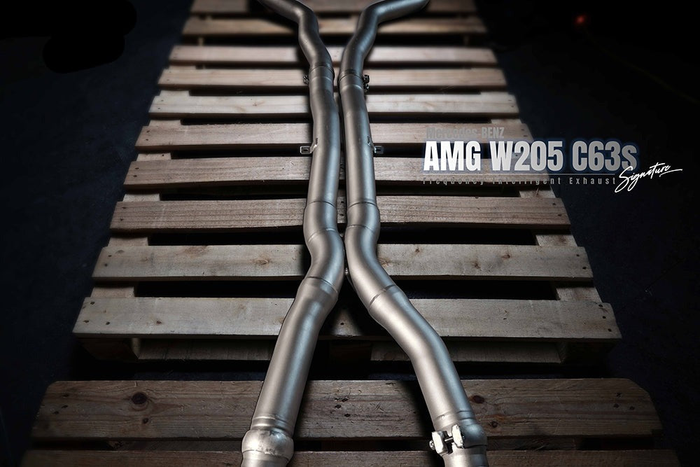 Fi Exhaust Valvetronic Exhaust System For Mercedes Benz AMG C63 S W205 Titanium Signature Series 4.0TT M177 14-21 - iilumolab