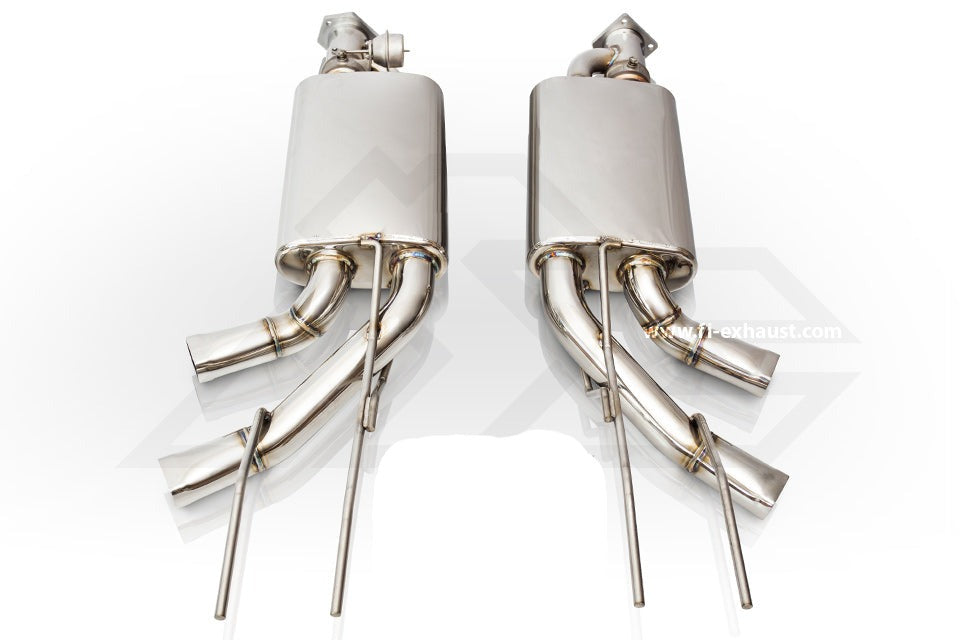 Fi Exhaust Valvetronic Exhaust System For Mercedes Benz AMG G63 Quad Tips W463 5.5TT M157 12-18 - iilumolab
