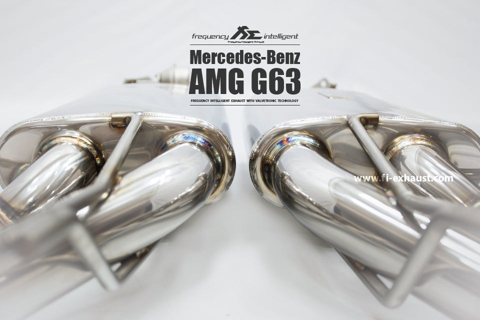 Fi Exhaust Valvetronic Exhaust System For Mercedes Benz AMG G63 Quad Tips W463 5.5TT M157 12-18 - iilumolab