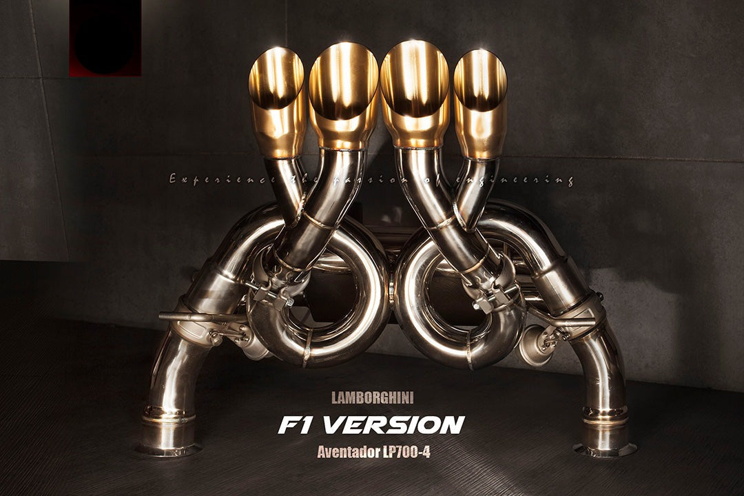 Fi Exhaust Valvetronic Exhaust System For Lamborghini Aventador F1 High Pitch Version LP700-4 11+ - iilumolab