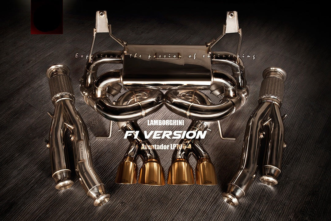 Fi Exhaust Valvetronic Exhaust System For Lamborghini Aventador F1 High Pitch Version LP700-4 11+ - iilumolab