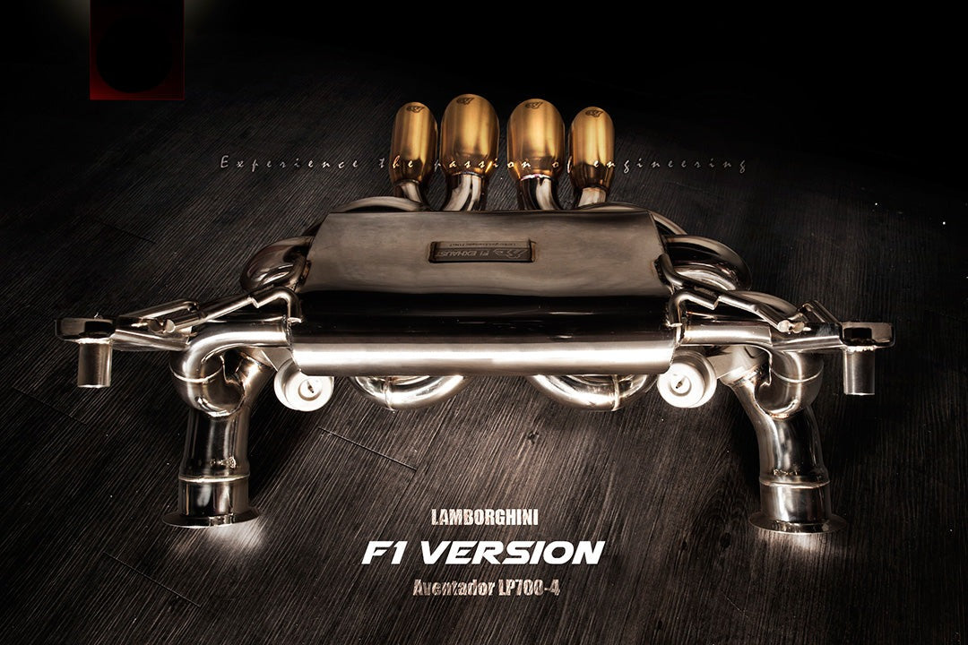 Fi Exhaust Valvetronic Exhaust System For Lamborghini Aventador F1 High Pitch Version LP700-4 11+ - iilumolab