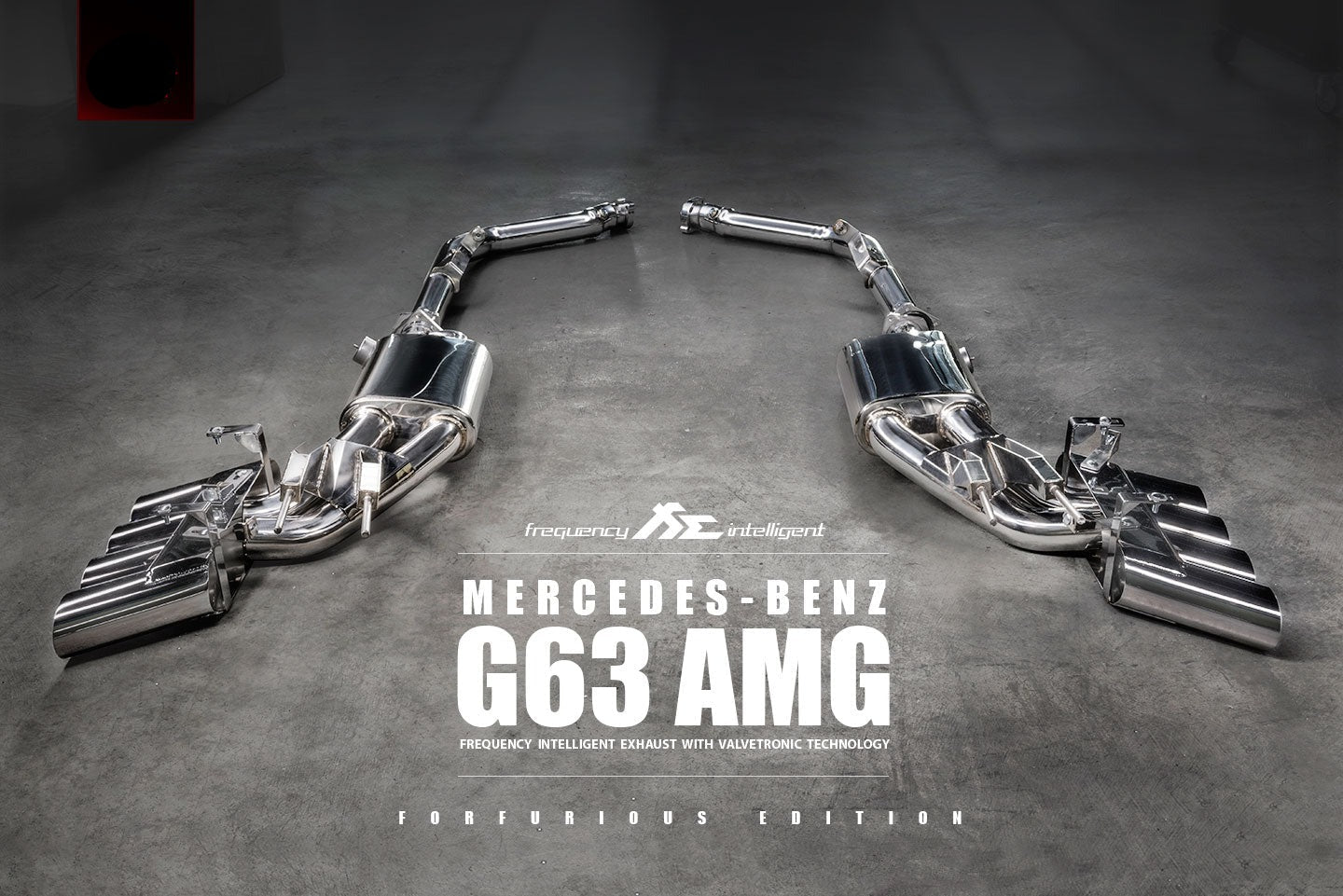 Fi Exhaust Valvetronic Exhaust System For Mercedes Benz AMG G63 Ultimate Double Quad Tips W463 5.5TT M157 12-18 - iilumolab