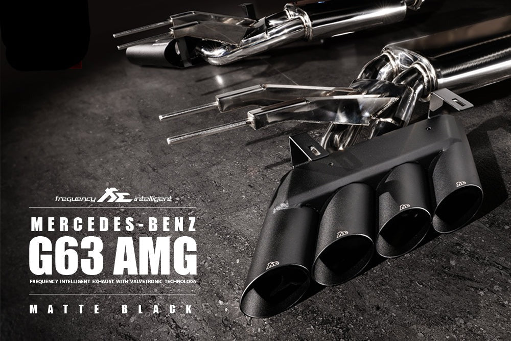 Fi Exhaust Valvetronic Exhaust System For Mercedes Benz AMG G63 Ultimate Double Quad Tips W463 5.5TT M157 12-18 - iilumolab