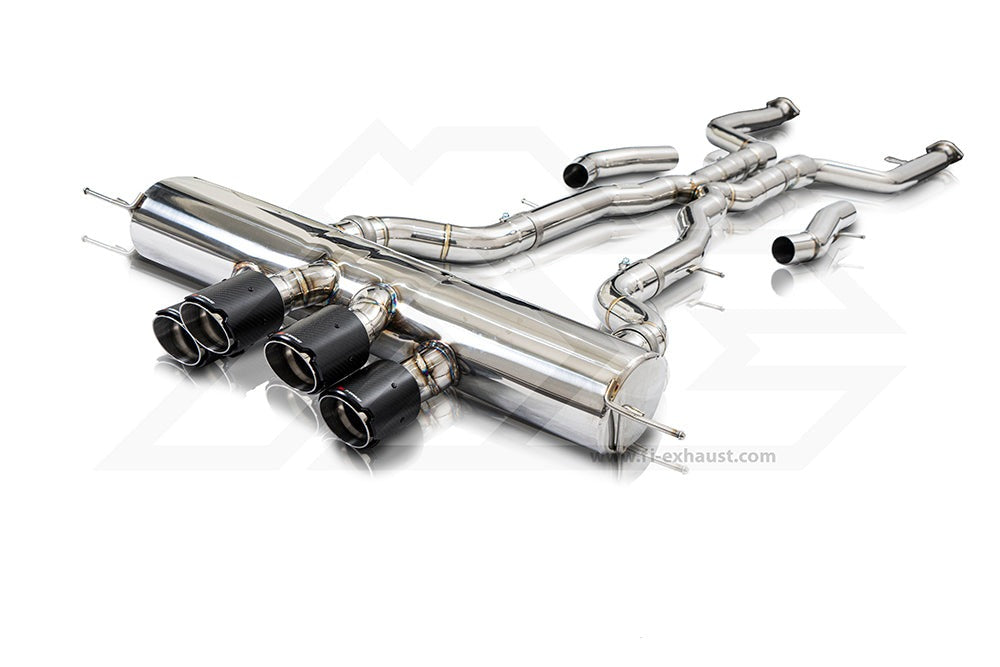 Fi Exhaust Valvetronic Exhaust System For BMW M3 G80 G81 / M4 G82 G83 S58 20+ Sedan Coupe Wagon Convertible (M Performance Diffuser Only) - iilumolab