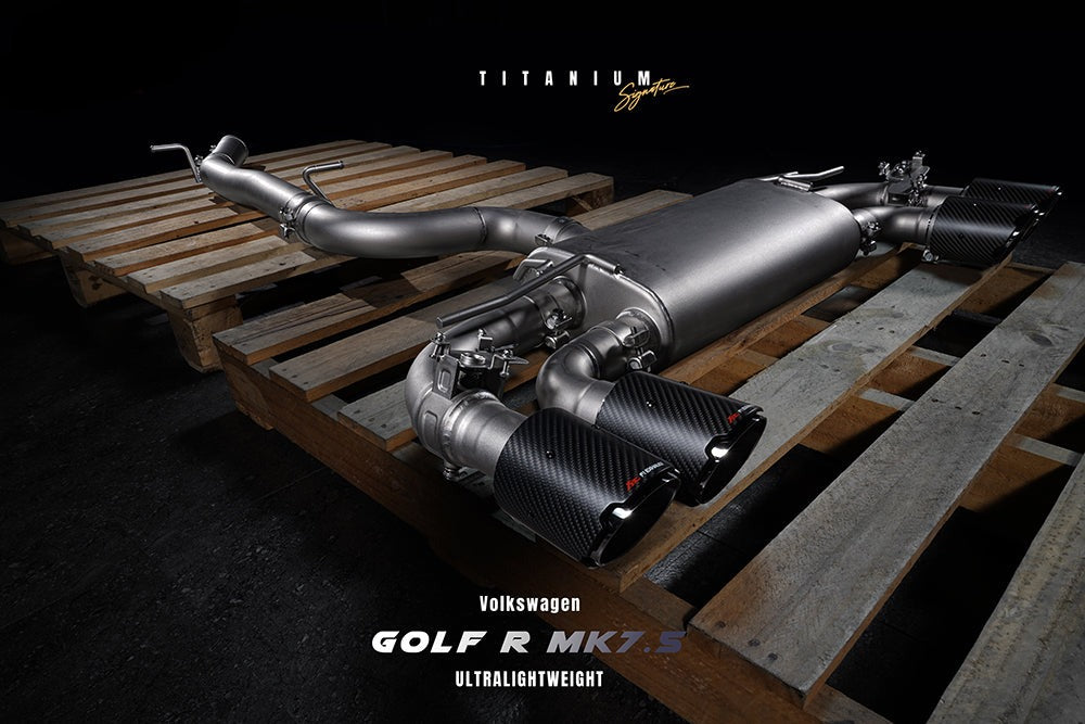 Fi Exhaust Valvetronic Exhaust System For Volkswagen Golf R MK7.5 Titanium Signature Series 18-21