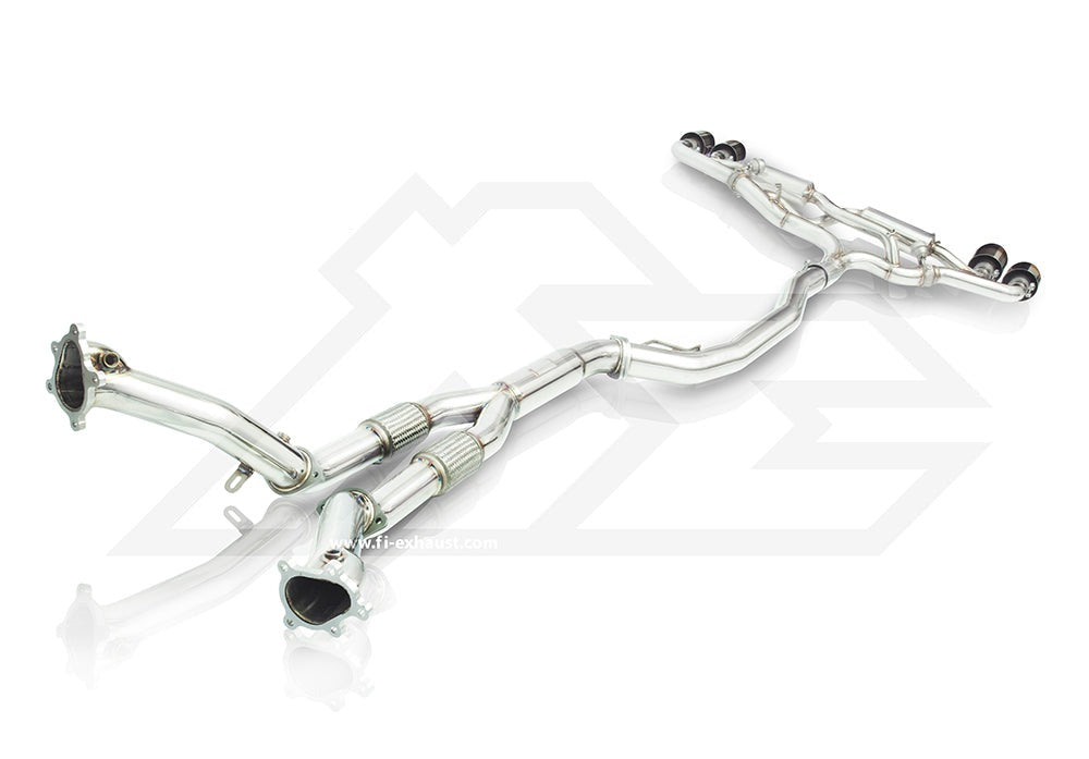 Fi Exhaust Valvetronic Exhaust System For Nissan GTR R35 Race Version 08-16 - iilumolab