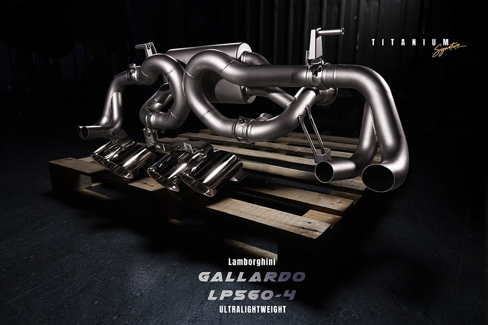 Fi Exhaust Valvetronic Exhaust System For Lamborghini Gallardo LP560-4 Titanium Signature Series 08-13 - iilumolab