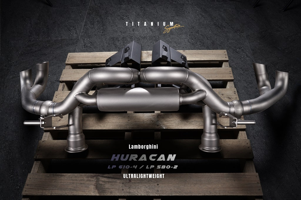 Fi Exhaust Valvetronic Exhaust System For Lamborghini Huracan Titanium Signature Series LP610-4 14+ - iilumolab