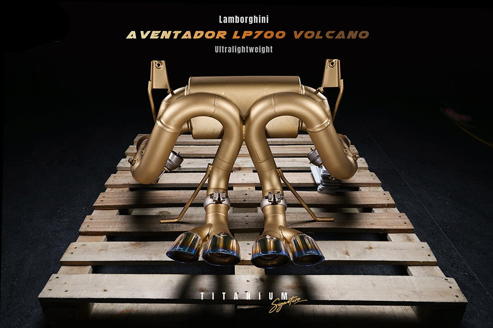 Fi Exhaust Valvetronic Exhaust System For Lamborghini Aventador Volcano Firetador Version Titanium Signature Series LP700-4 11+ - iilumolab