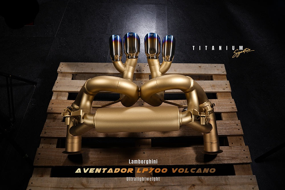 Fi Exhaust Valvetronic Exhaust System For Lamborghini Aventador Volcano Firetador Version Titanium Signature Series LP700-4 11+ - iilumolab