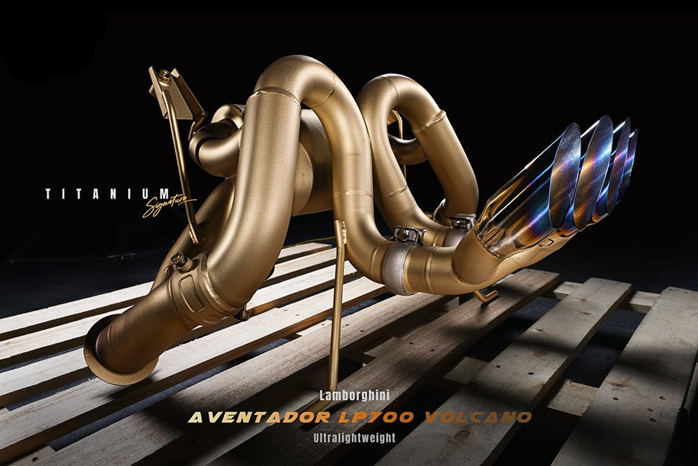 Fi Exhaust Valvetronic Exhaust System For Lamborghini Aventador Volcano Firetador Version Titanium Signature Series LP700-4 11+ - iilumolab